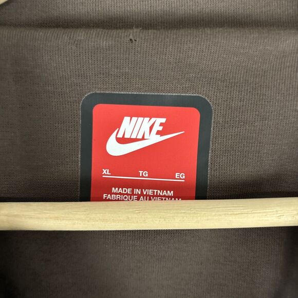 Nike Tech Fleece Reimagined Loose Fit Trench Coat FN0601-237 Brown Size XL NWT - Picture 5 of 9